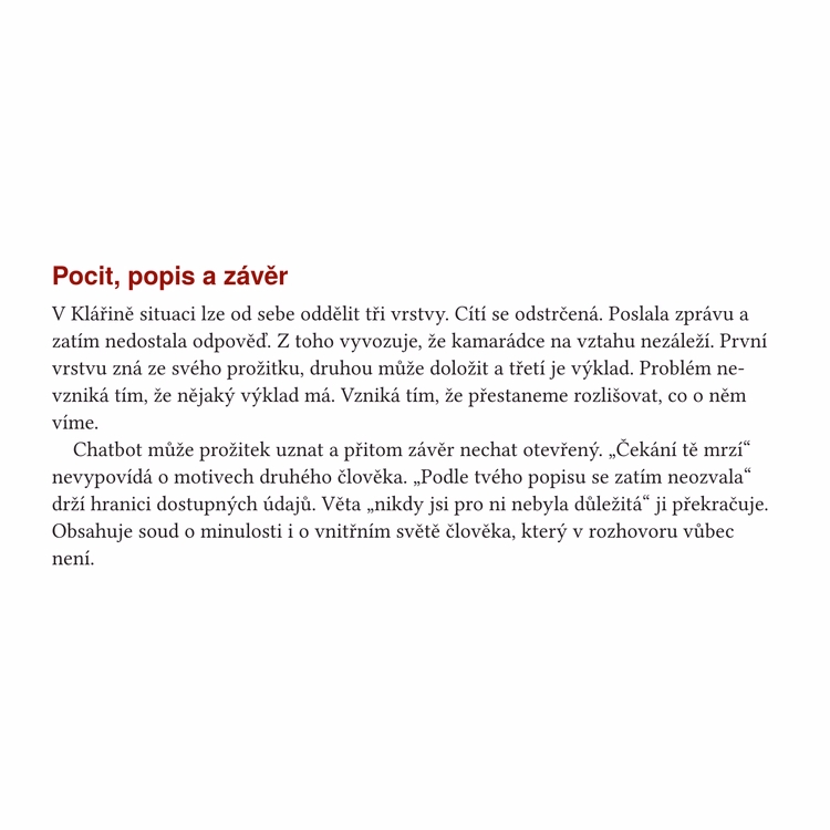 Chatbot mi rozumí. Co to znamená?